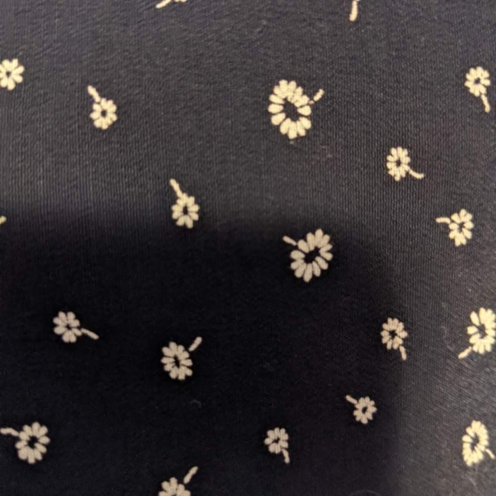 Navy and taupe skirt size 14 - Picture 2 of 2